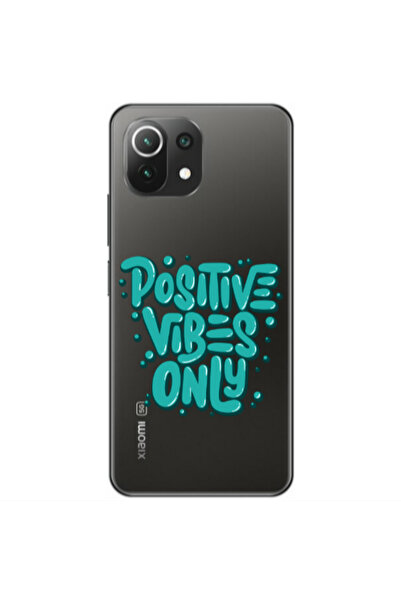 Other Xiaomi Mi 11 Lite Positive Vibes Only Transparent Silicone TPU Θήκη