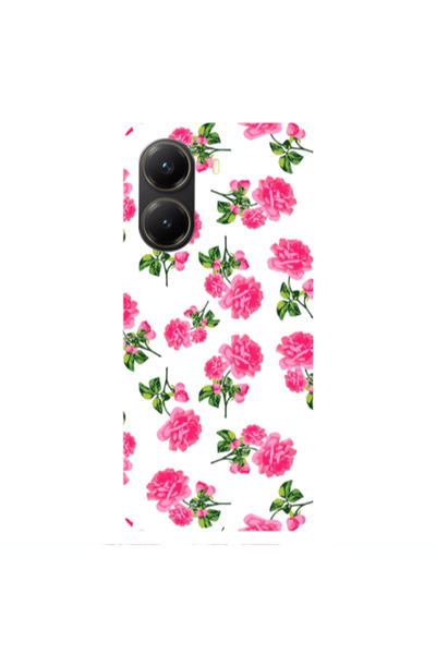 Other Xiaomi Poco X7 Pro Roses White Transparent Silicone TPU Θήκη
