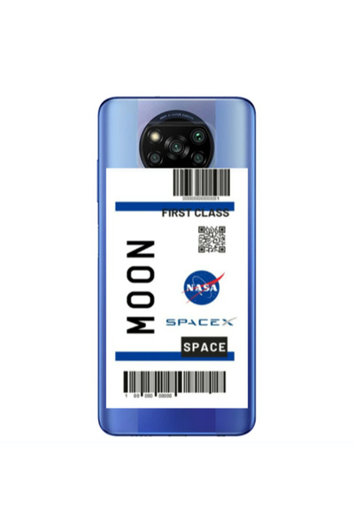 Other Xiaomi Poco X3 /X3 Pro Moon spacex Transparent Silicone TPU Θήκη