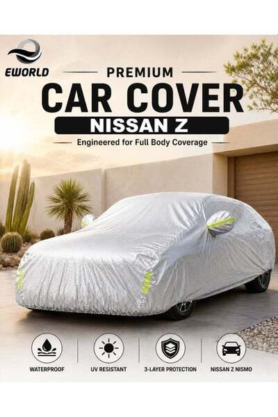zeetwo Waterproof UV Resistant Full Car Cover for Nissan Z - All Weather Dust...