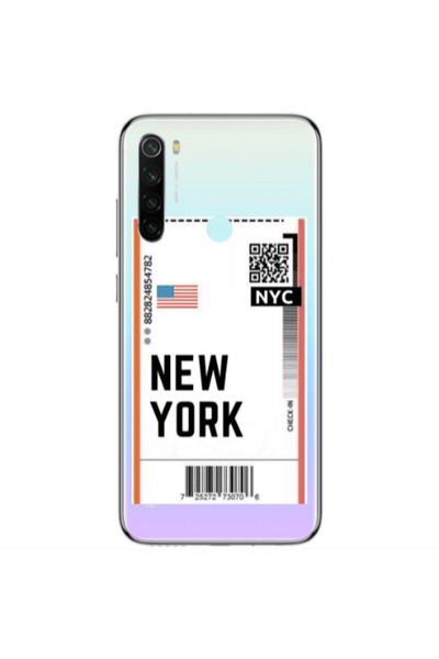 Other Xiaomi Redmi Note 8 New York NYC Transparent Silicone TPU Θήκη