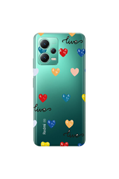 Other Xiaomi Redmi Note 12 Pro Plus 5G Heart Lives Transparent Silicone TPU Θήκη