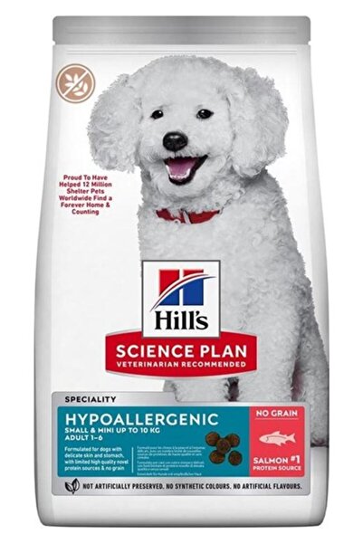 Hill's Hypoallergenic Somonlu Küçük Irk Köpek Maması 6 kg 1-6 Yaş Arası Yetiş...
