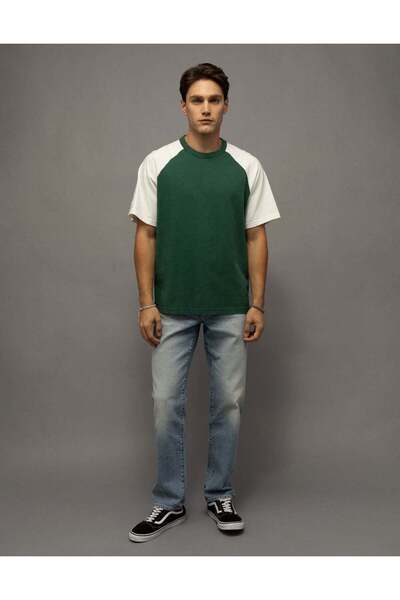 AMERICAN EAGLE AE Relaxed Heavyweight Raglan T-Shirt
