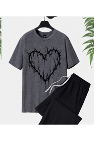 ship master Summer Collection New Arrival T-Shirt & Shorts Set Printed Patter...