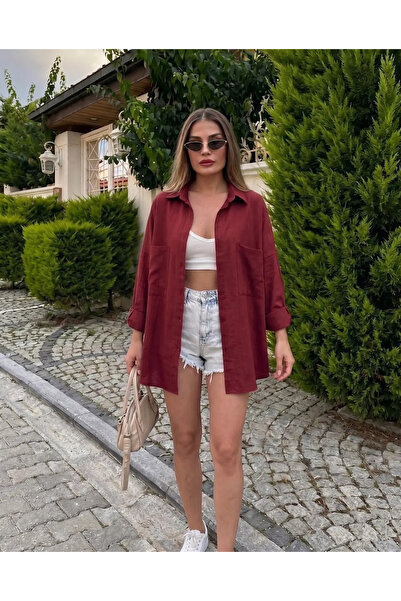 Lrscollection Cotton Linen Oversized Shirt