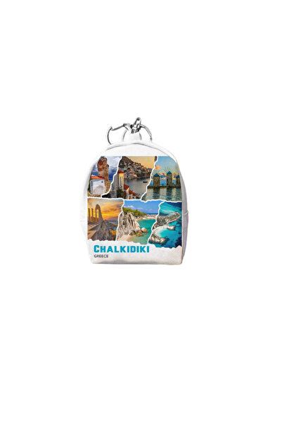 Tradesor Πορτοφόλι Souvenir μπρελόκ mini - Σετ 10pcs - PVC - Chalkidiki - 7*9...