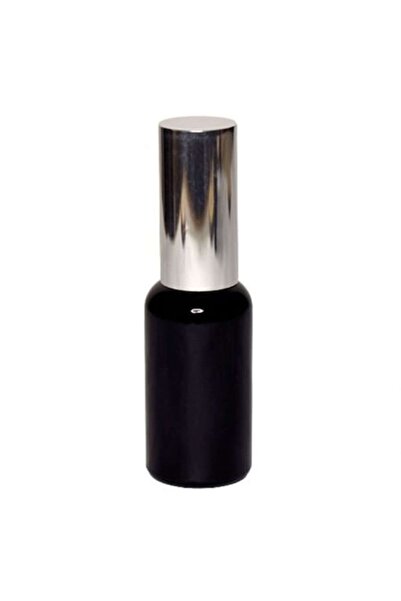 OEM Flacon negru cu pulverizator, pulverizator argintiu GL18, 30ml