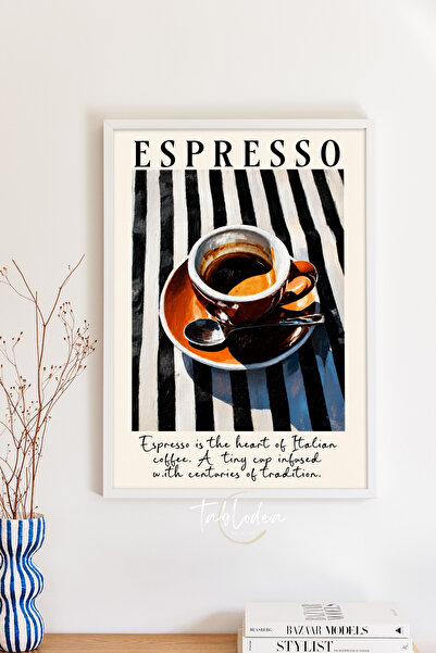 tablodea TD Retro italijanski kafić u stilu espresso kafe – Moderni dekor za ...