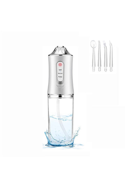 Choice1 White New Portable Oral Irrigator Dental Water Flosser USB Rechargeab...