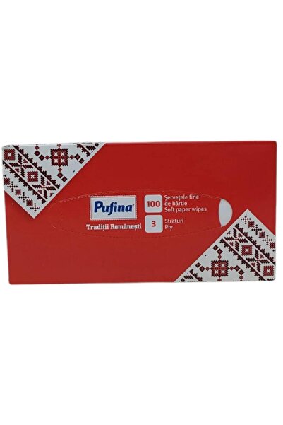 PUFINA Set 9 x 100 Servetele Faciale Pufina, 3 Straturi