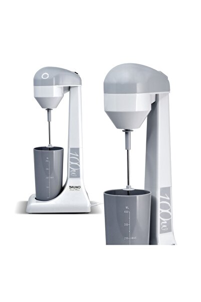 Bruno φραπεδιέρα επιτραπέζια BRN-0182 100W με δοχείο 450ml, λευκή-γκρι