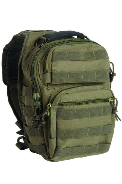 Mil-Tec Rucsac Tactic Assault Mic o Singura Bretea - Oliv