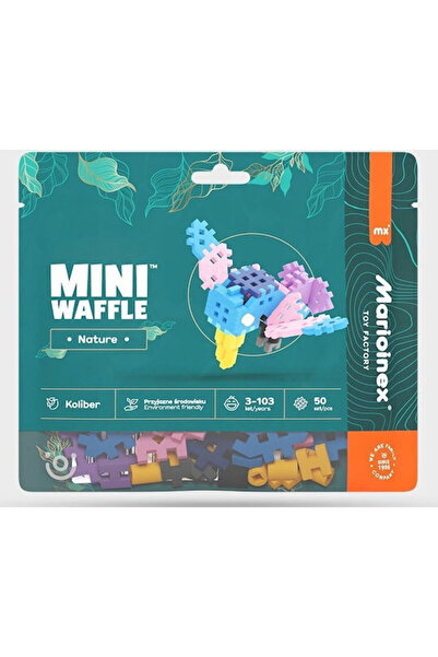 Marioinex Mini Blocuri de Construcție tip Waffle - Colibri pentru 3+ ani 50 d...