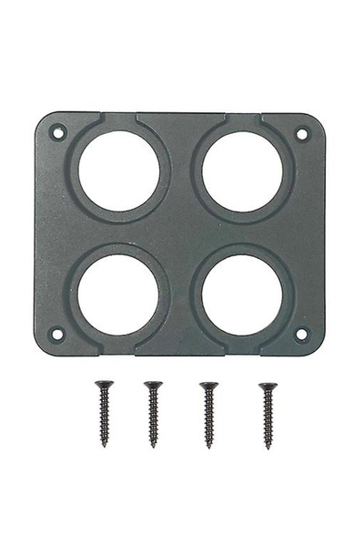 POWERTECH πάνελ πρίζας για σκάφη & οχήματα PTL-016, 4 θέσεις, 102x85mm