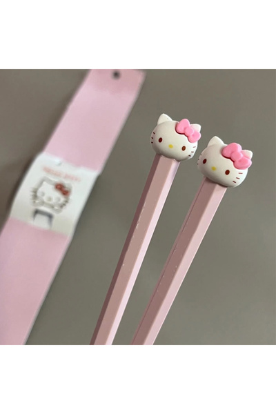 choice2 Bandai A Anime Hello Kitty Melody Cinnamoroll Alloy Chopsticks Kt Cat...