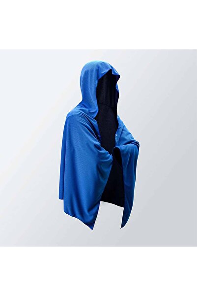 Choice5 60x145cm Gemstone Blue 1pc Quick Dry Shawl Sports Coldproof Hooded He...