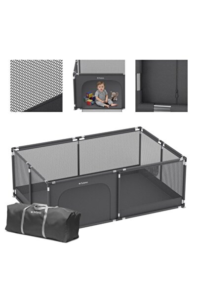 Tulano Tarc de joaca copii Cozy 22 Graphite 120x180x66cm,utilizare interior/e...