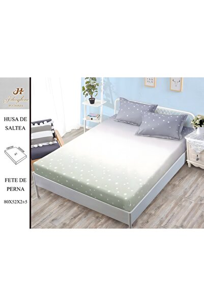 OEM Satin Cotton Bed Cover 2 Persons 3 Pieces with Elastic 180x200 cm, Model ...