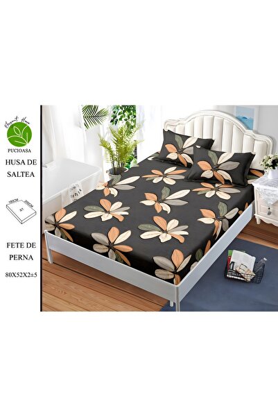 naniland.ro Husă de Pat Finet 2 Persoane 3 Piese cu Elastic 180x200 cm, Model...
