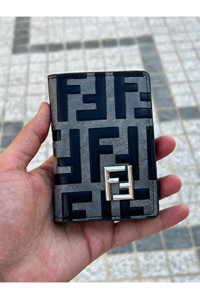 Geneic Men's Luxury Leather Wallet with Geometric Pattern - Multi-Color Card ...