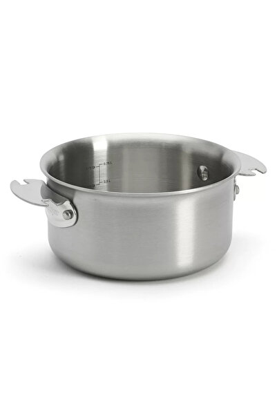 De Buyer Oala/rondela 14 cm, de Buyer, inox, 3 straturi, capacitate 1,2 l