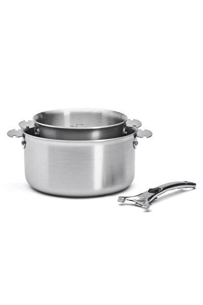 De Buyer Set 2 oale din inox cu maner detasabil, de Buyer, 16x20cm, finisaj p...