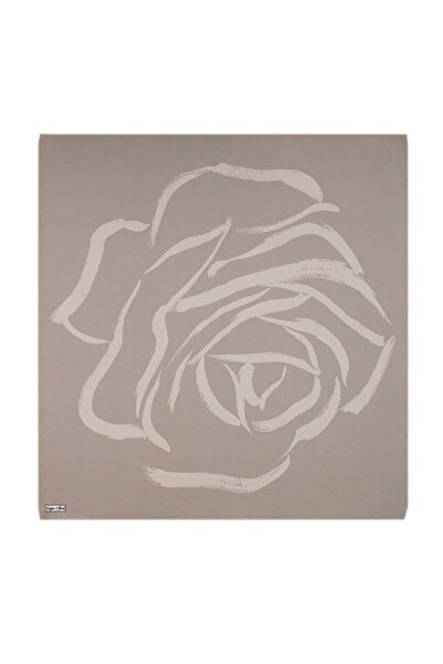 Çağrı İpek Rose Pattern Tivil Silk Scarf Dg9695-9
