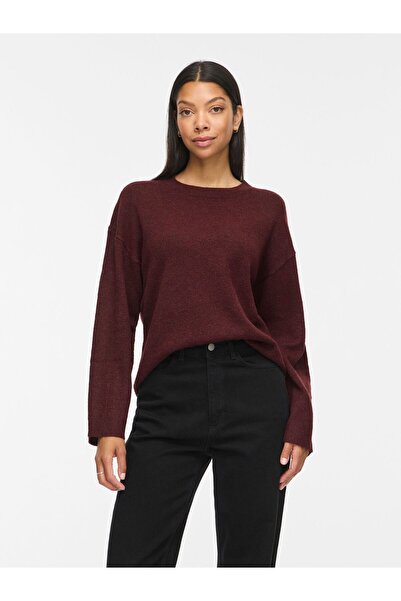 VILA Strickpullover VILIGA Rundhals