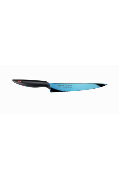 Kasumi Cutit universal, Kasumi, Otel/polipropilena, 20 cm, Negru/albastru