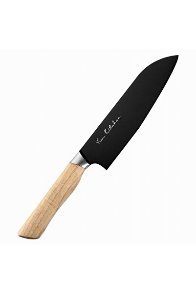Satake Cutit de bucatarie Satake, 17 cm, Otel inoxidabil, Lemn, Negru, Bej