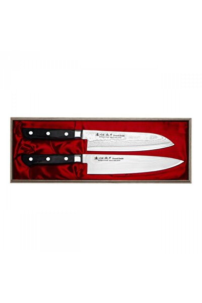 Satake Cutlery Set 2 cutite Satake Daichi in cutie de lemn, 20cm si 18cm, 69 ...