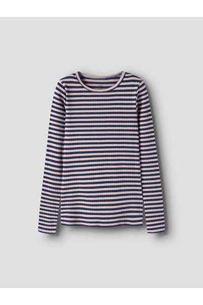 Name it Bluză cu mâneci lungi din tricot reiat