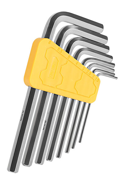 Deli σετ κλειδιά Allen DL230008 σε σχήμα L, 1.5-6mm, 8τμχ