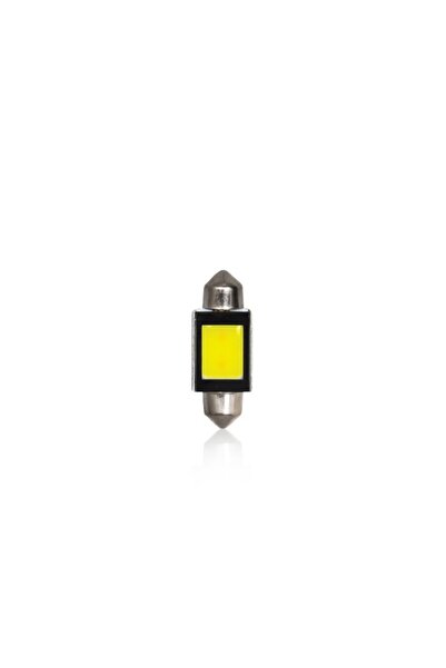 Vecta Set 2 becuri auto LED COB-2W 12V T11/36mm P29T alb sofit Festoon