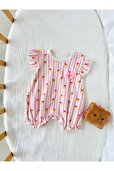 NUNU BABY Happy Fırfır Kollu Tulum