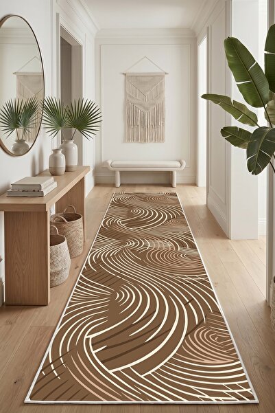 West Home Makinede Yıkanabilir Kaymaz Taban Leke Tutmaz Dijital Salon Mutfak ...