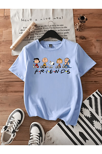 MAGORS Snoopy New Season Printed Circular Neck Cotton Short Sleeve Children's...