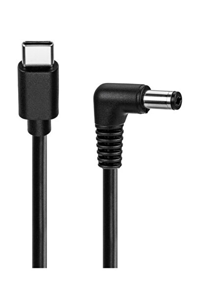 POWERTECH καλώδιο τροφοδοσίας USB-C σε DC CAB-UC100, 5.5x2.1mm, 1.5m, μαύρο