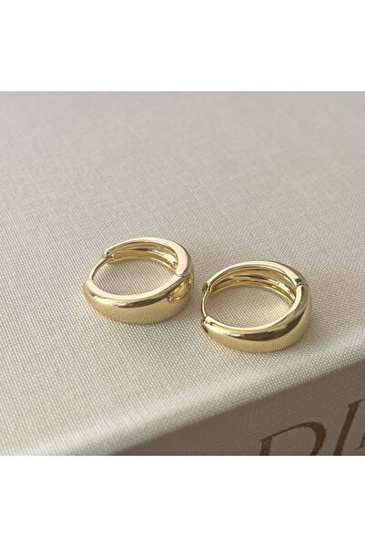 XP Monroe Gold Özel Seri Premium Halka Küpe - 15 mm