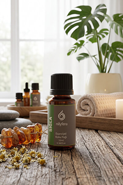 nilyfera Premium Sığla Esansiyel Koku Yağı 10 ml - Buhurdanlık, Difüzör, Çamaşır, Mum ve Temizlik Esansı