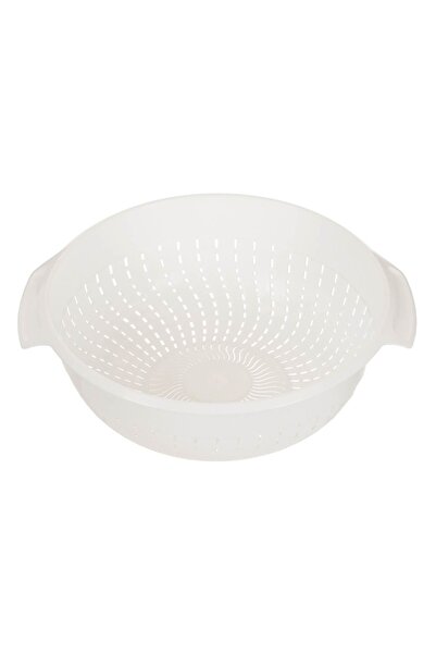 Z Store Strecurătoare din plastic alb cu mânere - 29x10cm