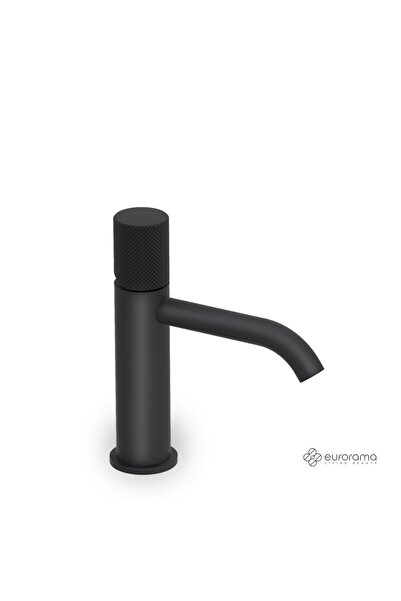 Eurorama Eletta Tecno Black Matt Χαμηλή Μπαταρία Νιπτήρα