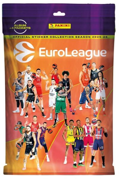 Panini Αυτοκόλλητα Αρχικού Πακέτου Euroleague 2026 (PA.AL.EL.026)
