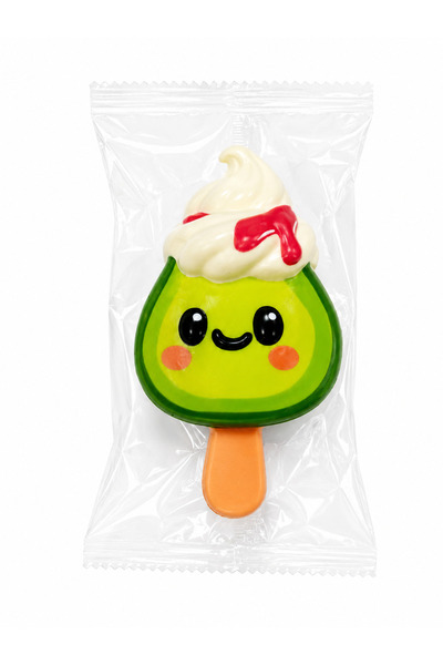 Squishy Jucărie Antistres Avocado pe Băț, Slow Rising, Fidget Toy, Kawaii, 12...