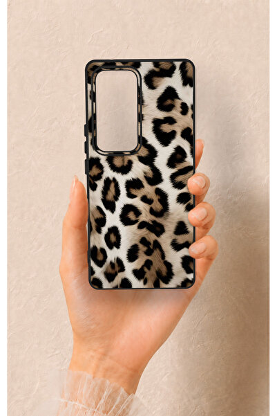 Vip Case Vivo V30 Uyumlu Leopar Derisi Desenli Silikon Kılıf