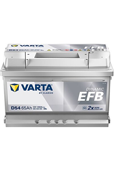 Varta D54 12V 65Ah 650A Dynamıc Slı Efb Akü (Ford-Opel Uyumlu) ( Üretim Tarih...
