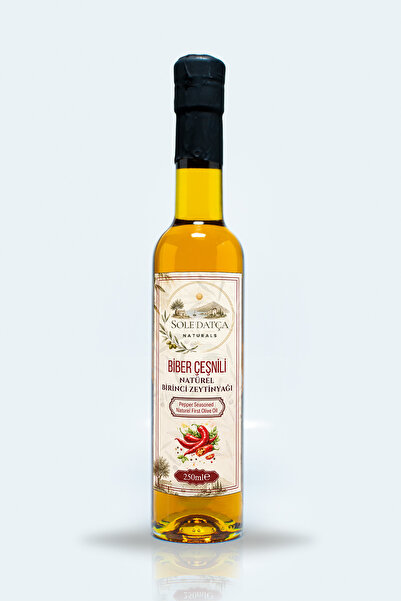 SOLE DATÇA BİBER ÇEŞNİLİ NATUREL BİRİNCİ ZEYTİNYAĞI 250 ML