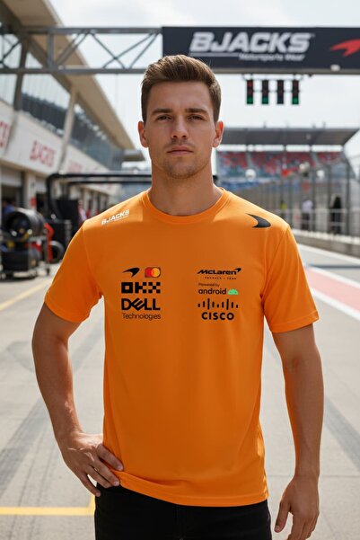 BJACKS Motorsports Wear تي شيرت McLaren Racing Special مخصص لعشاق الفورمولا 1...