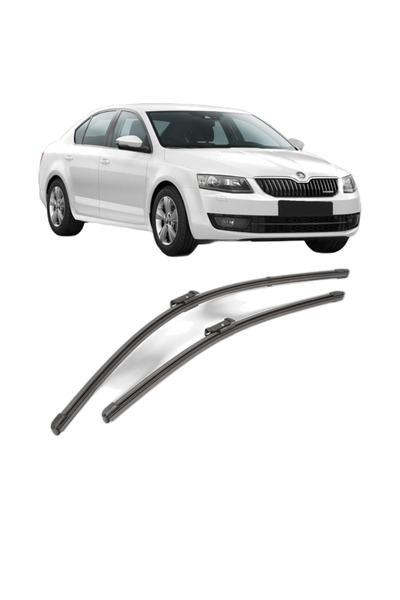 VALEO Set of SKODA OCTAVIA III (5E3, NL3, NR3) car wiper blades from 2012-202...